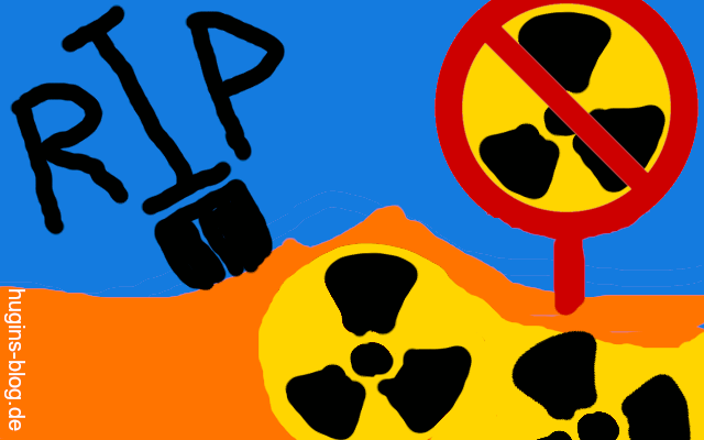 Illustration eines Blogartikel - 'Kernenergie hat keine Zukunft!'